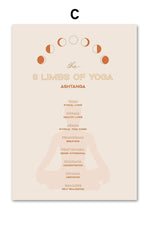 Yoga Sun Style Canvas Poster