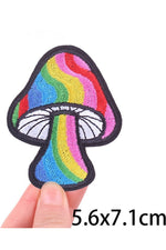 Mushroom Follower Embroidered Patches