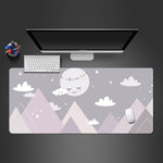 Purple Kawaii Deskmat