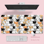 Cute Cat Large Deskmat