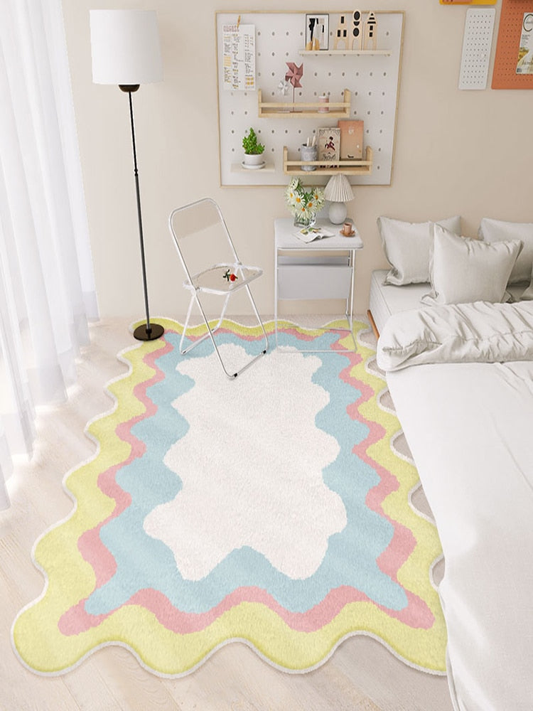 Danish Pastel Simple Living Room Rug