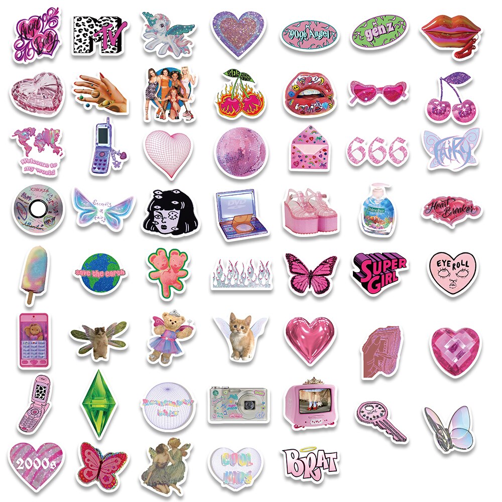 Vaporwave Girls Stickers