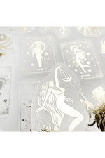 Constellation Girl Gold Stickers