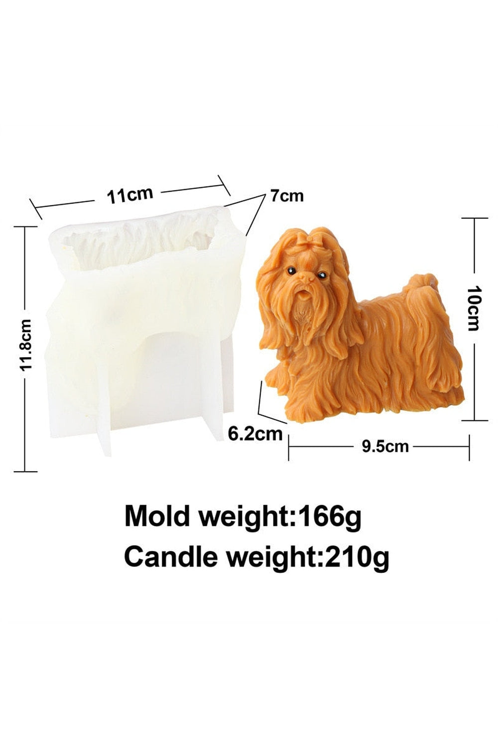 Labrador Cartoon Candle Mold