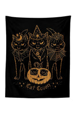 Mystical Cat Divination Tapestry