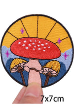 Mushroom Follower Embroidered Patches