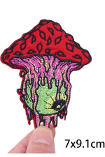 Mushroom Follower Embroidered Patches