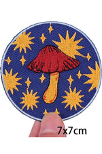 Mushroom Follower Embroidered Patches