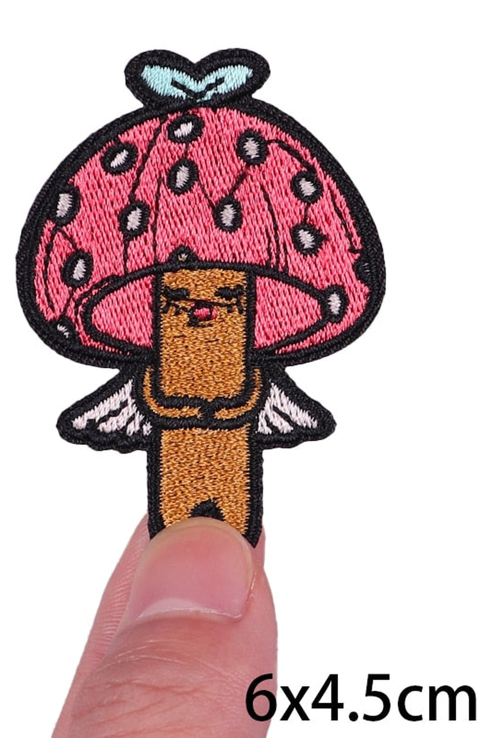 Mushroom Follower Embroidered Patches