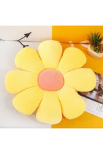 Colorful Daisy Pillow Design