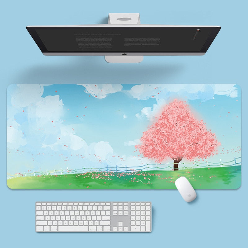 Clouds Landscape Deskmat Pad