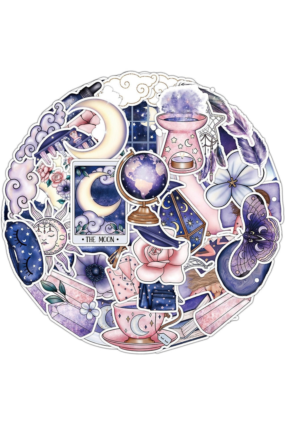 Magic Moon Decorative Stickers