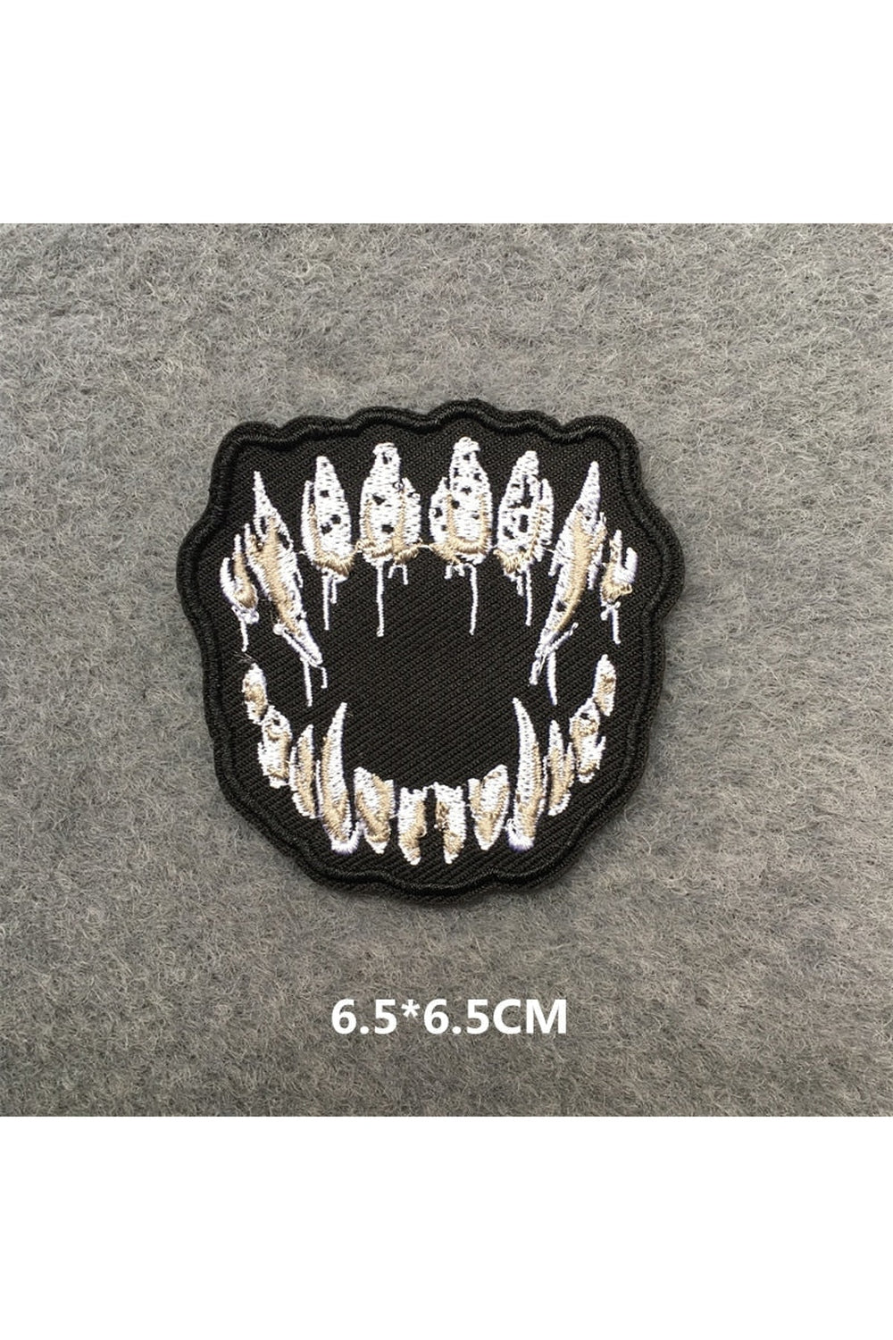 Edgy Punk Embroidered Patch Set