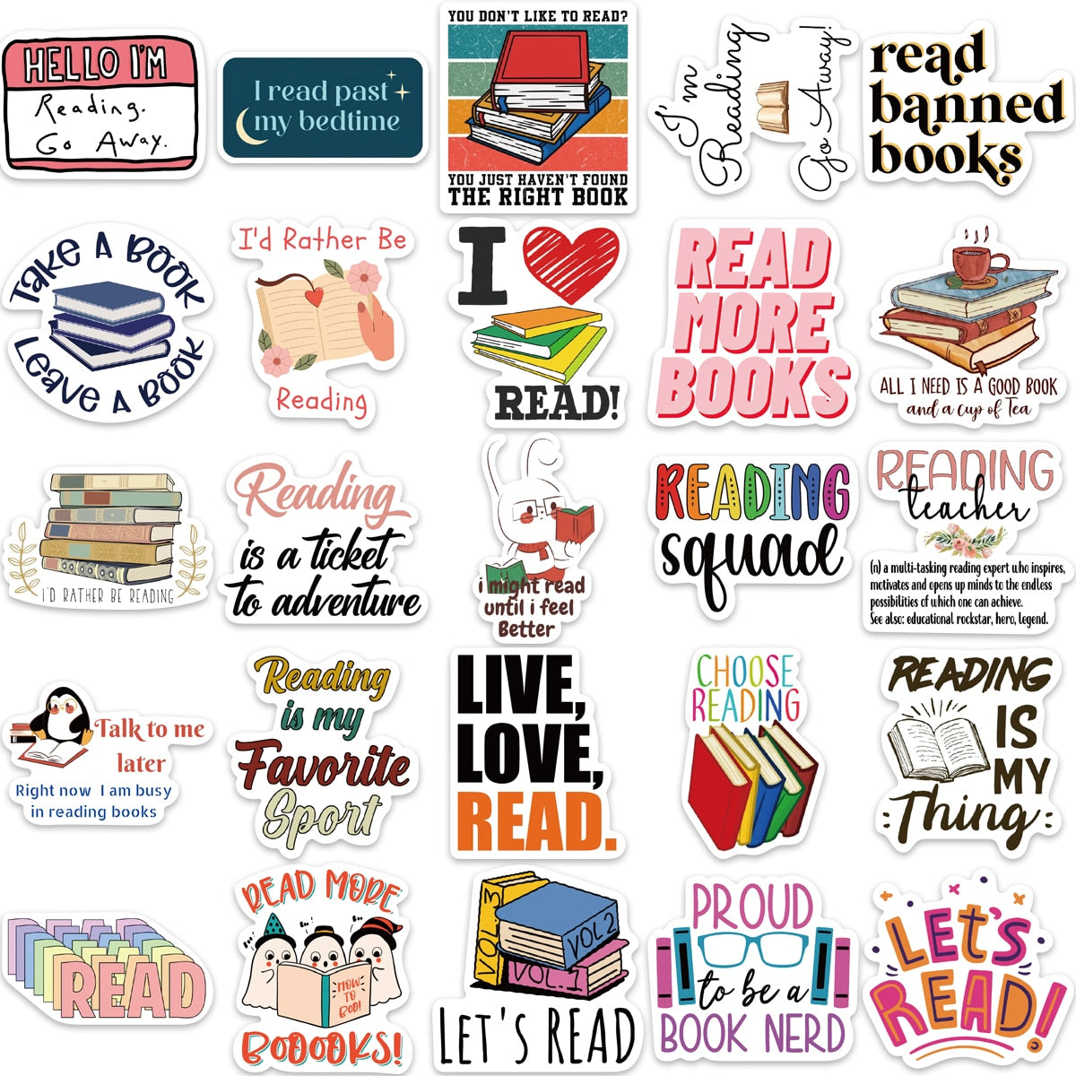 Student Book Day Stickers