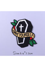 Dead Punk Style Embroidered Patches