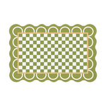 Soft Checkered Plush Rug