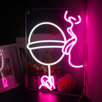 Lick a Lollipop Neon Sign