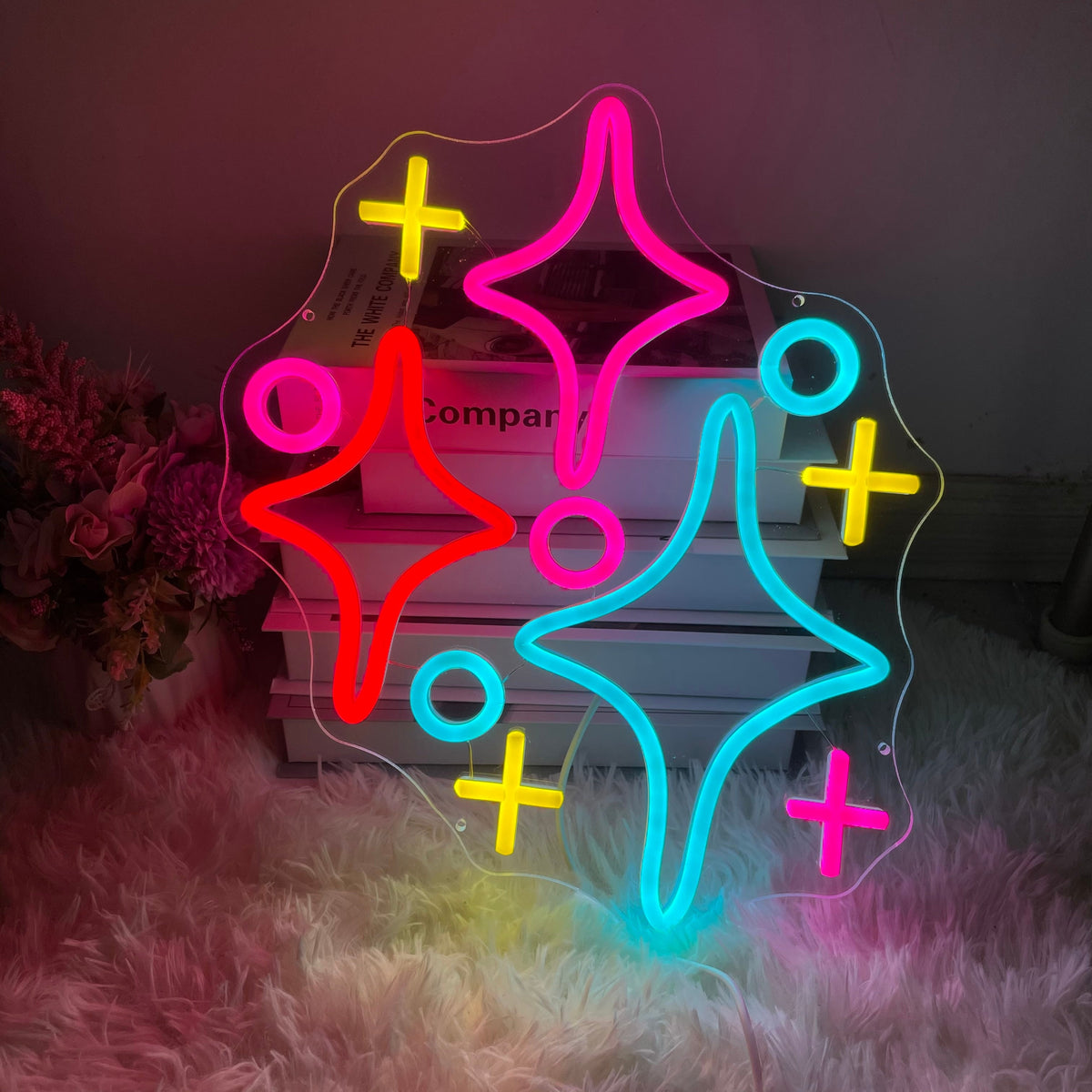 Stars Neon Wall Art