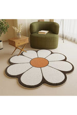 Girlish Floral Decor Rug