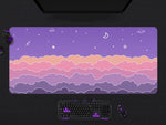 Purple Kawaii Deskmat