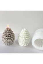 Pine Cone Christmas Candle Mold