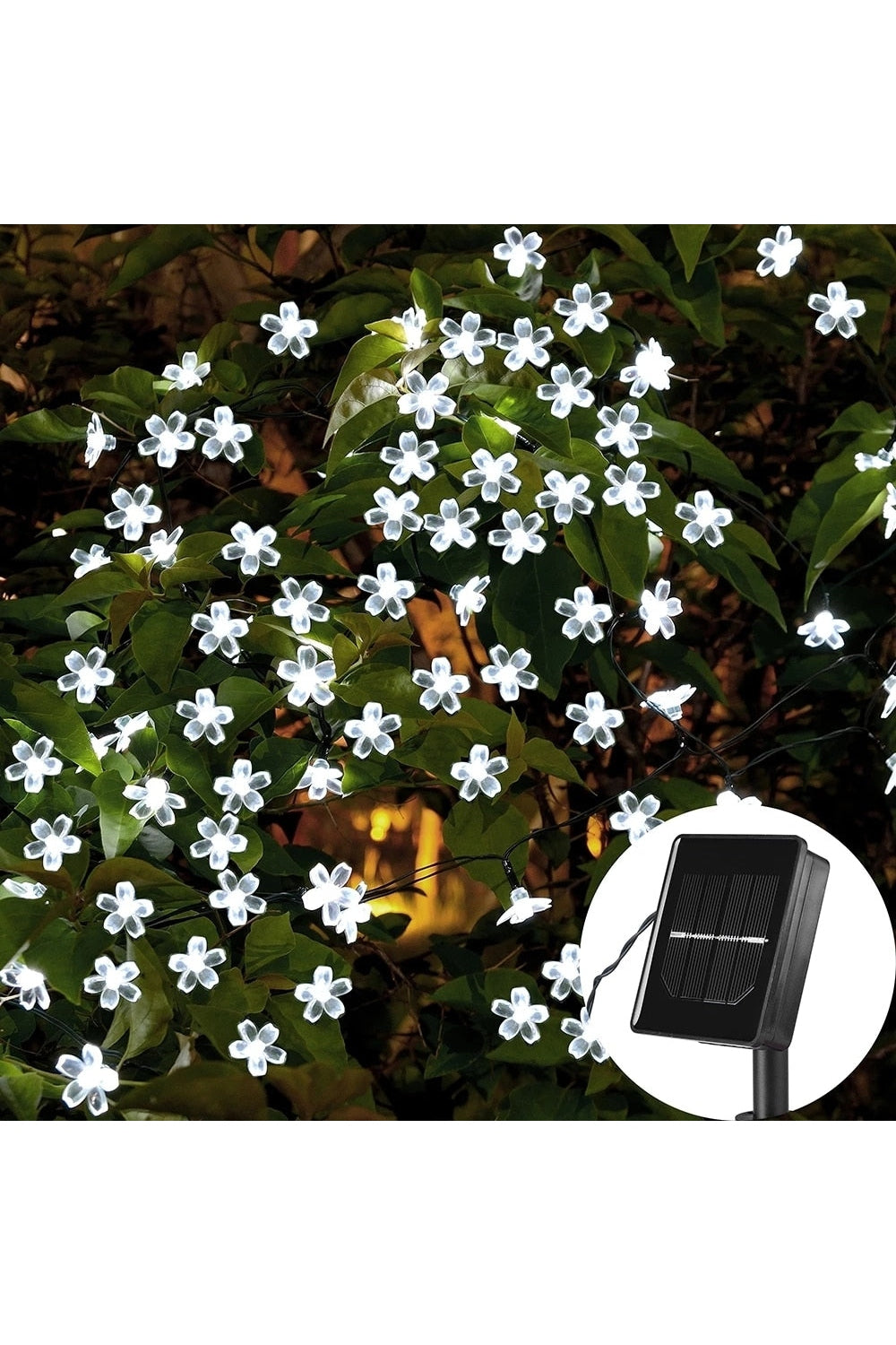 Enchanting Solar Blossom String Lights