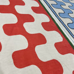 Checkerboard Plush Bedroom Rug