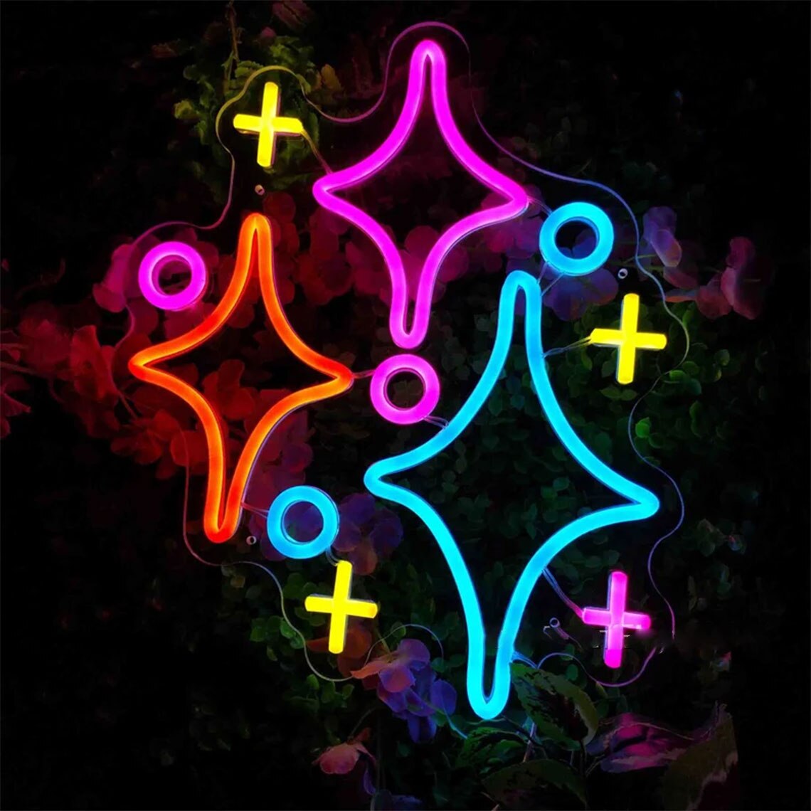 Stars Neon Wall Art