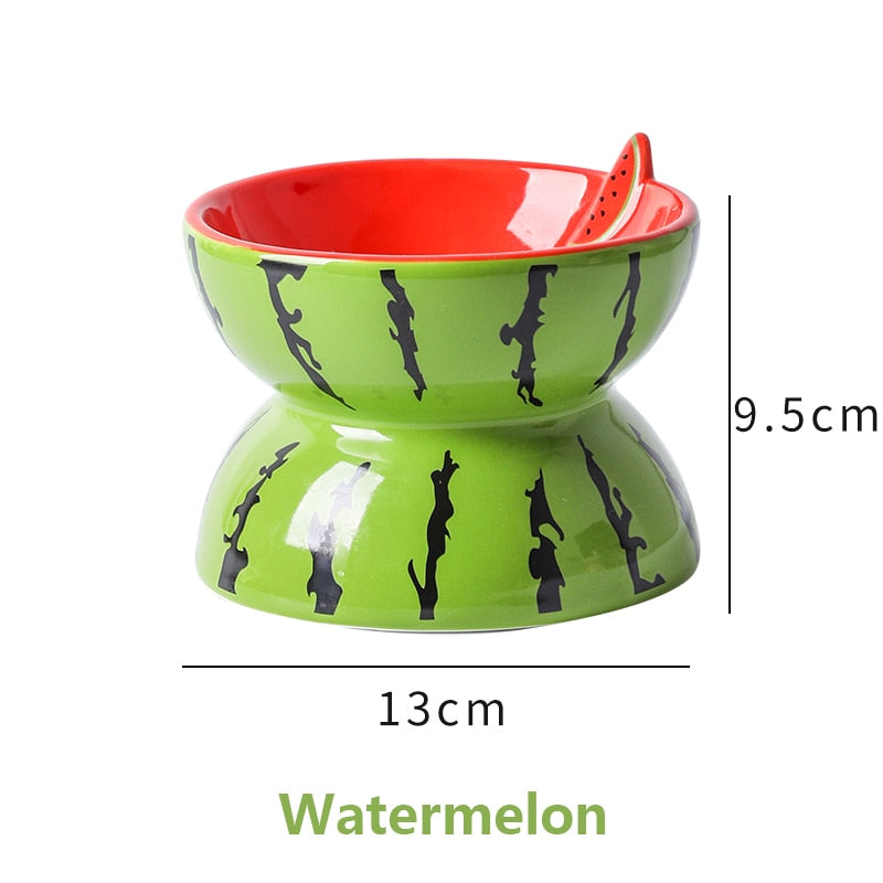 Fruit Shape Cat Bowl