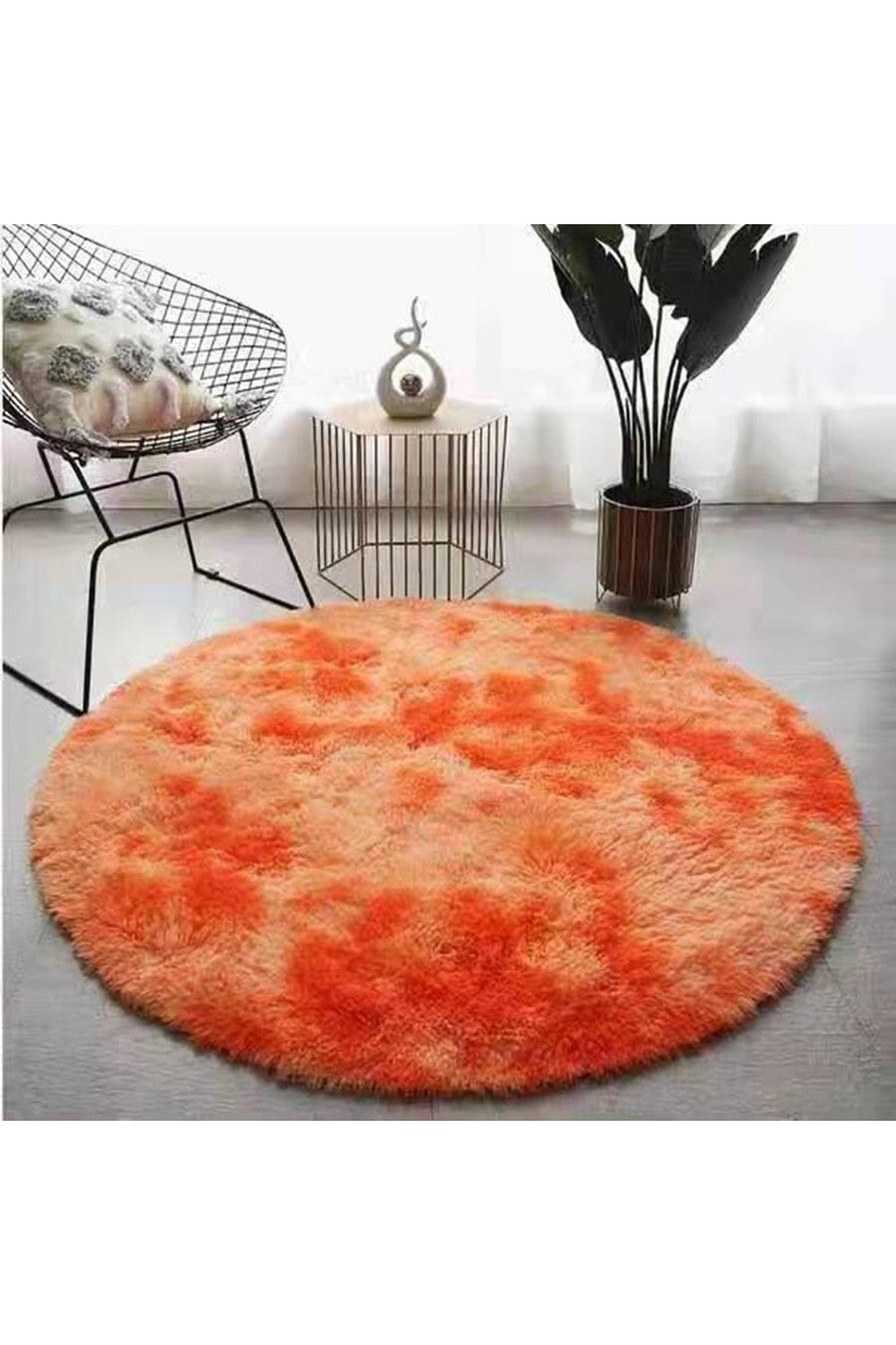 Soft Fluffy Round Rug