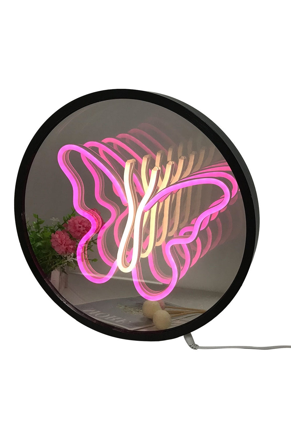 Butterfly Neon Vanity Mirror