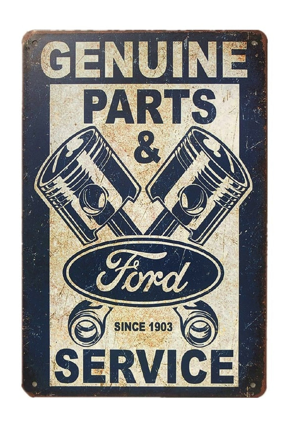 Retro Car Service Metal Posters