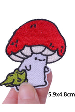 Mushroom Follower Embroidered Patches