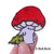 Mushroom Follower Embroidered Patches