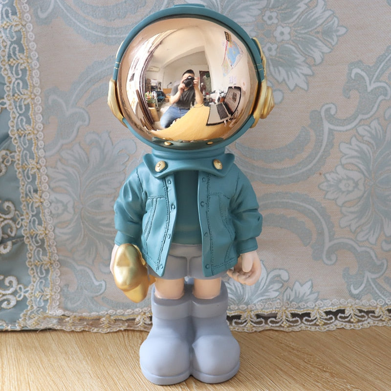 Aesthetic Astronaut Figurine Decor