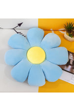 Colorful Daisy Pillow Design