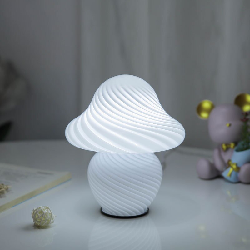 Whimsical Mushroom Office Lamp