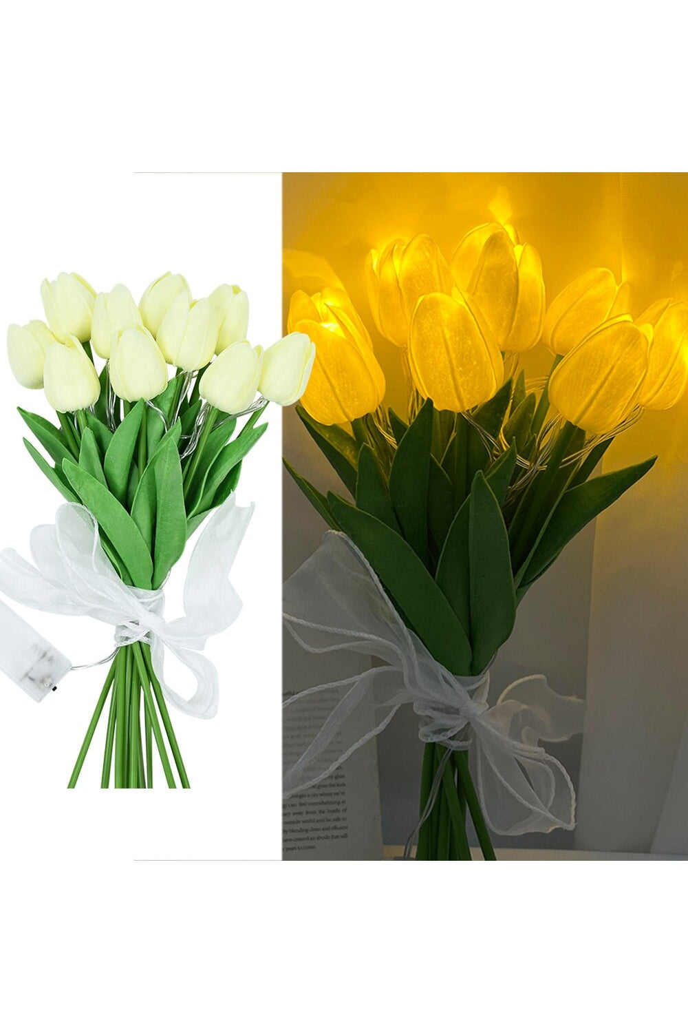 LED Tulip Flower Light Bouquet