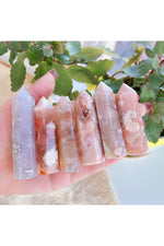 Sakura Agate Gemstone Display Tower