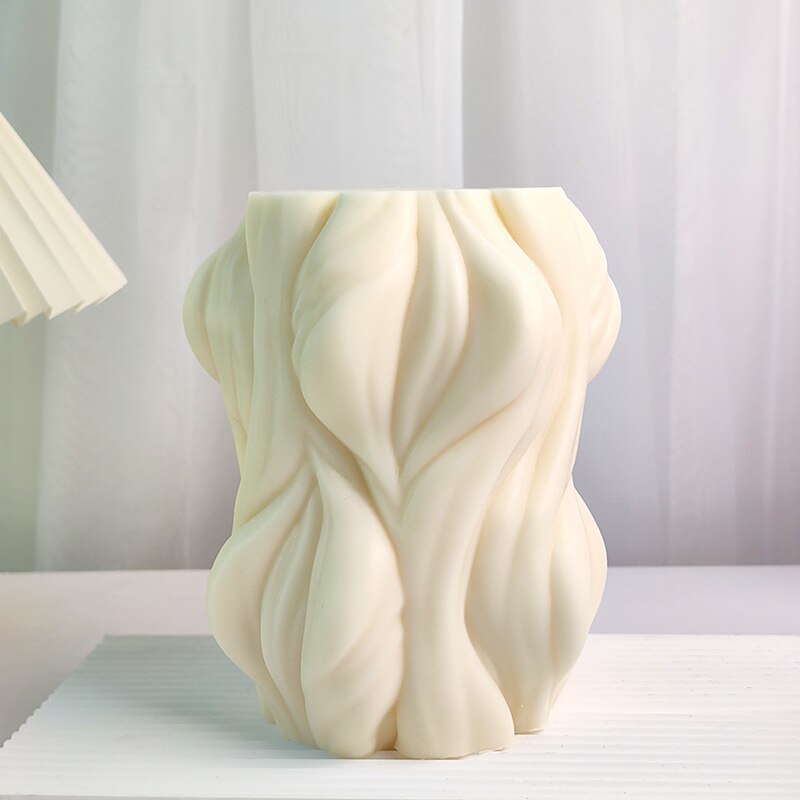 Ripple Geometric Candle Mold