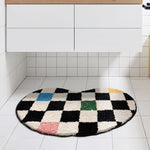 Indie Checkered Bean Bath Rug