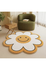 Girlish Floral Decor Rug