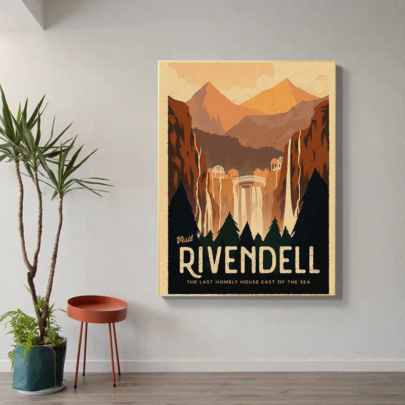 Tolkien Inspired Wall Art