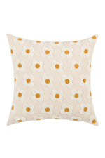 Floral Embroidery Pillow Elegance