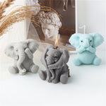 Baby Elephant Candle Mold