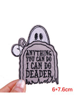 Ghostly Embroidery Patches