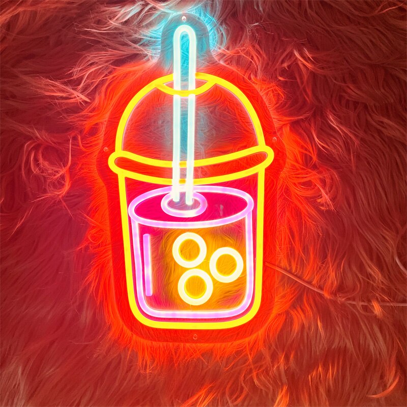 Milk Tea Cup Neon Lamp