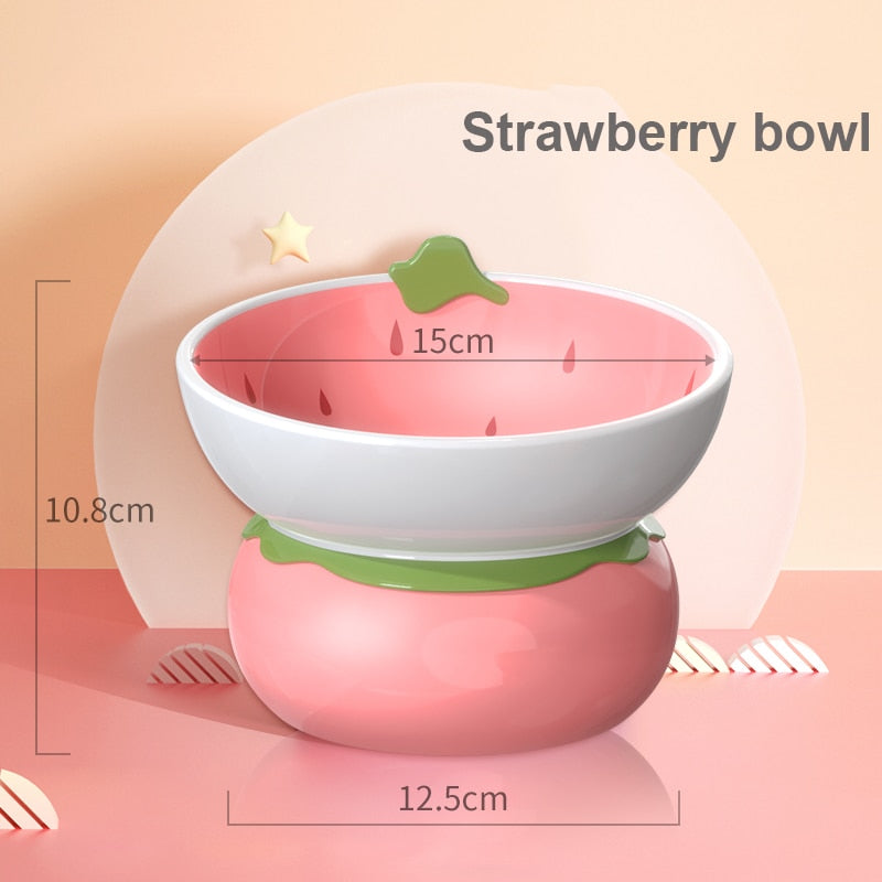 Fruit Shape Cat Bowl