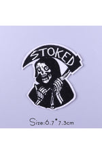 Dead Punk Style Embroidered Patches