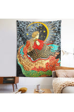 Mermaid Fantasy Psychedelic Tapestry